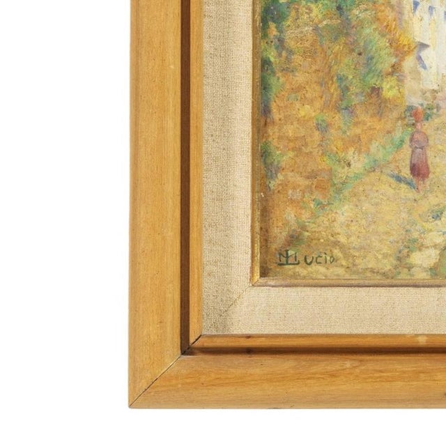 Modern Manuel Maria Lúcio, Landscape, 1920s, Oil Painting For Sale - Image 3 of 6
