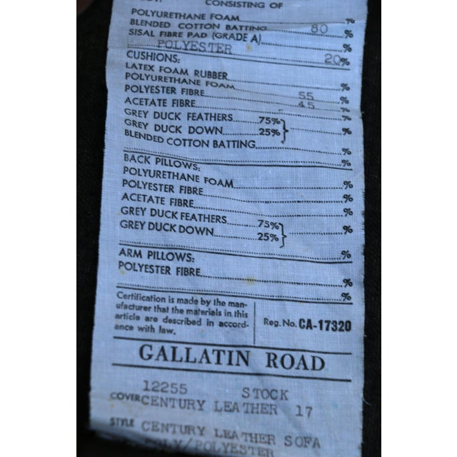 Vintage 1970s Leather Chesterfield Loveseat Sofa | Tufted Brown Leather Couch | Classic Club Style For Sale - Image 18 of 18