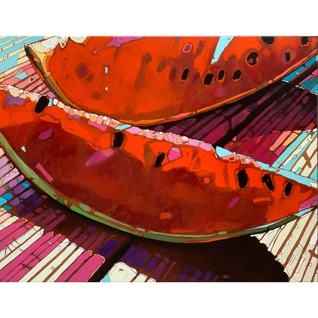 Rafal Gadowski, Watermelon 05, 2014, Oil on Canvas For Sale - Image 4 of 4