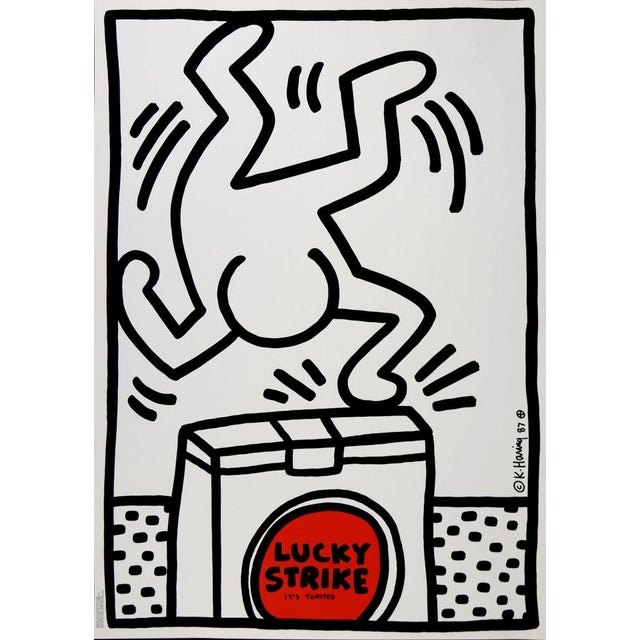 Keith Haring, Lucky Strike (#A), 1987, Very Large Silkscreen For Sale - Image 8 of 8
