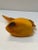 Vintage 1980s Baltic Amber Fish Figurine Egg Yolk Color Gold Accents For Sale - Image 10 of 11