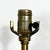 Neoclassical Lapis Lazuli Blue Plated Solid Brass Column Table Lamp For Sale - Image 11 of 13