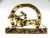 1930's English GIlt Brass Equestrian Letter Rack For Sale - Image 4 of 6
