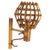 Mid-Century Rattan and Bamboo Wall Sconce in the style of Louis Sognot, 1960s For Sale - Image 9 of 9