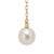 Mikimoto 18k Yellow Gold Akoya Pearl Lariat Drop Pendant Necklace For Sale - Image 4 of 9