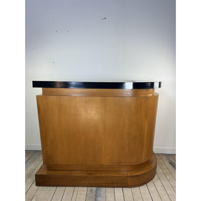 Black Vintage Bar in Oak Veneer with Formica Top, 1950s For Sale - Image 8 of 16