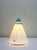 Vintage Cone Pyramid Table Lamp in White and Blue Murano Glass by Giusto Toso for Leucos, 1970s For Sale - Image 4 of 12