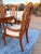 Late 20th Century Attributed to Bassett Chalons Collection Sequoia Cherry Dining Set With Cane-Back Chairs, Extension Leaf & Custom Table Pads For Sale - Image 11 of 17