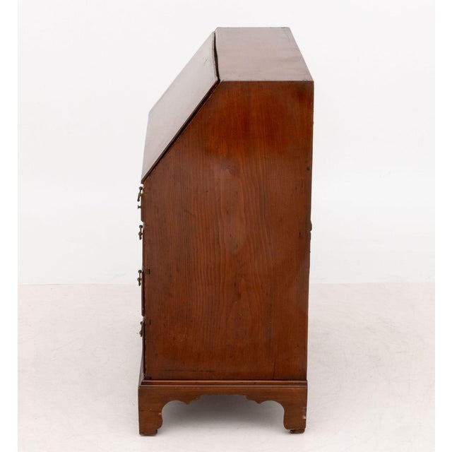 Chippendale Style Mahogany Slant Front Desk For Sale - Image 10 of 11