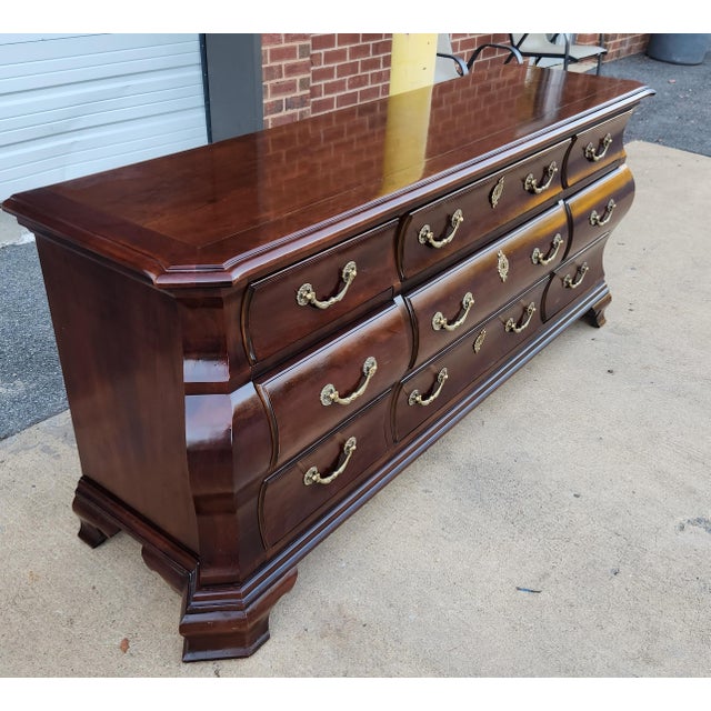 Raymond Sobota 1990s Bombe Style Dresser From "Cardella" Line From Century Furniture For Sale - Image 4 of 12