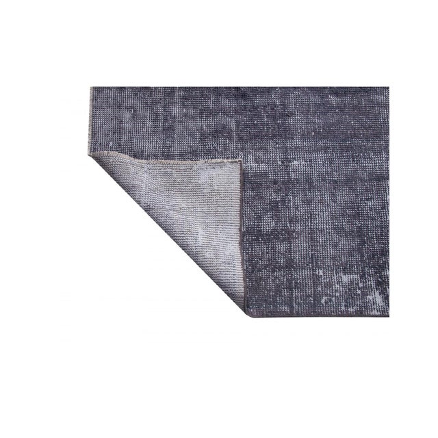 1940s Dark Gray Oversized Vintage Turkish Oushak Rug - 11`6" X 21`4" For Sale - Image 5 of 6