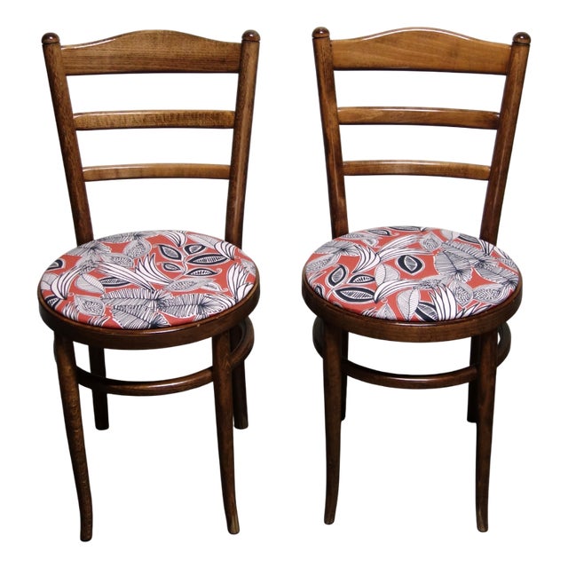 Set of Baumann Bistro Chairs, 1960s For Sale