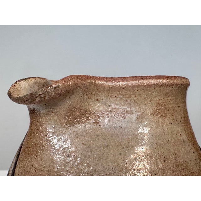 1950s Modernist Studio Ceramic Art Jug Vase from Helma Klett, Germany, 1950s For Sale - Image 5 of 15