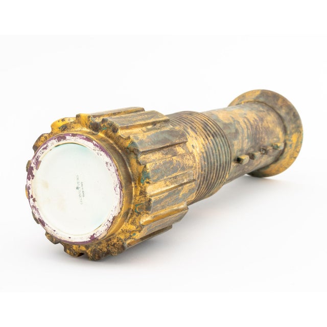 Italian Global Views Glazed Ceramic Vase For Sale - Image 9 of 10