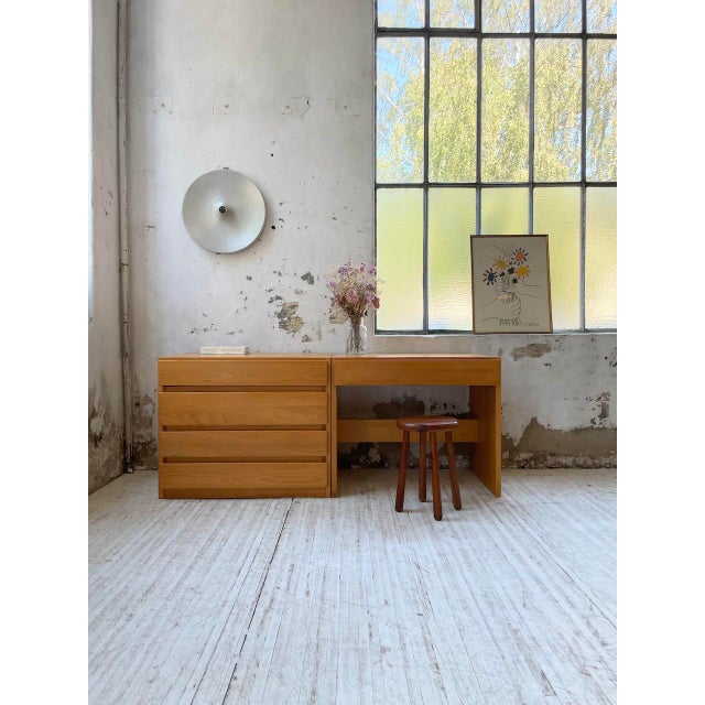 Elm Desk from Maison Regain Savoie, 1970s For Sale - Image 4 of 18