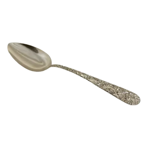 Antique Repousse Table/Serving Spoon Marked S. Kirk & Son Inc.