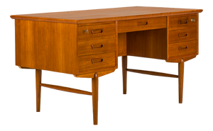 Mid-Century Modern Danish Teak Desk, 1960s