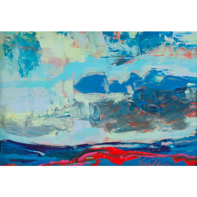 Abstract Mixed Media Landscape Painting by Harry Hilson Chairish