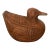 Box Carved Teak Wood Duck For Sale