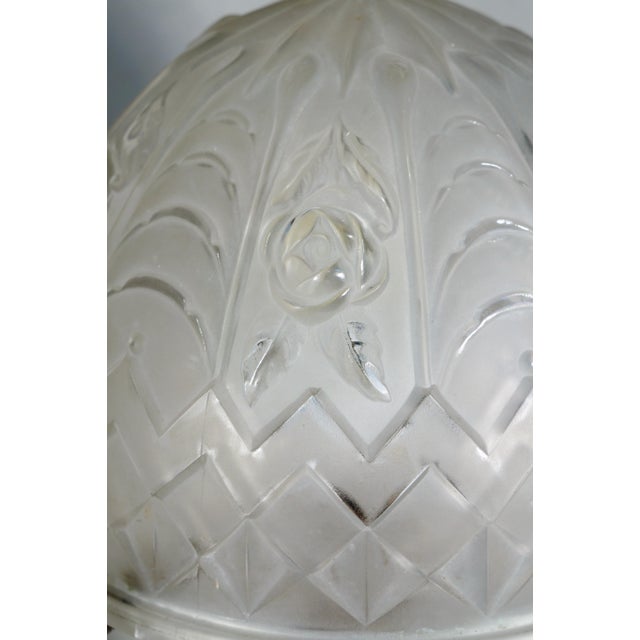 Silver French Art Deco Table Lamp by P. Gilles & Degue 1925 France - A Pair For Sale - Image 8 of 10