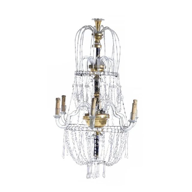 Baroque Portuguese Chandeliers, 18th Century, Set of 2 For Sale - Image 3 of 6