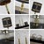1970s Modern Hollywood Regency Lamps Lucite & Brass Plate Black With Shades Style Karl Springer - A Pair For Sale - Image 15 of 16