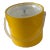 Bright Yellow Vinyl & Chrome Mid-Century Georges Briard Ice Bucket For Sale