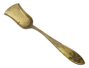 Art Nouveau Style Sugar Bowl Spoon by Hersch Mordka Spiro, Poland, 1930s