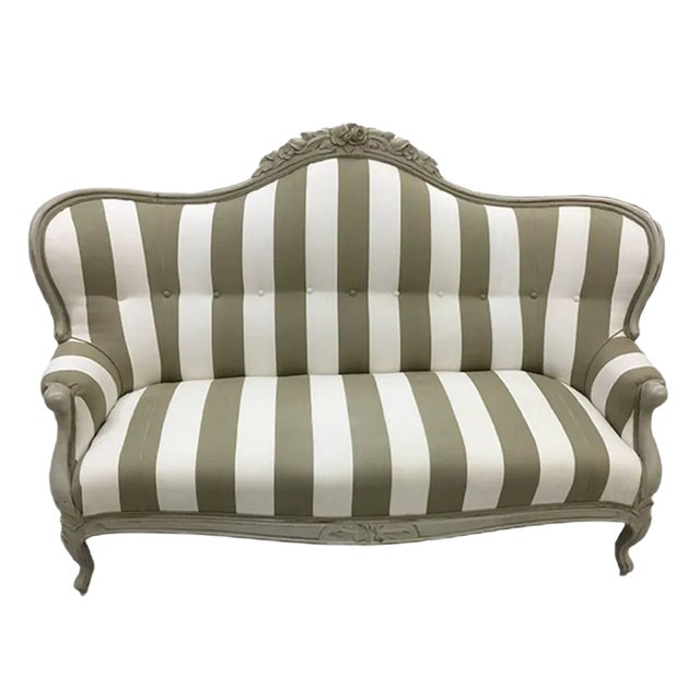 19th Century Willem III Wooden Couch For Sale