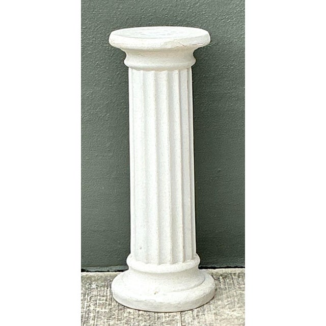 Vintage Cast Concrete Column Pedestal For Sale - Image 12 of 12