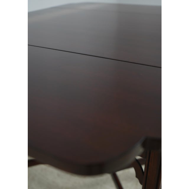 Wood Henkel Harris Drop Side Mahogany Pembroke Table For Sale - Image 7 of 18