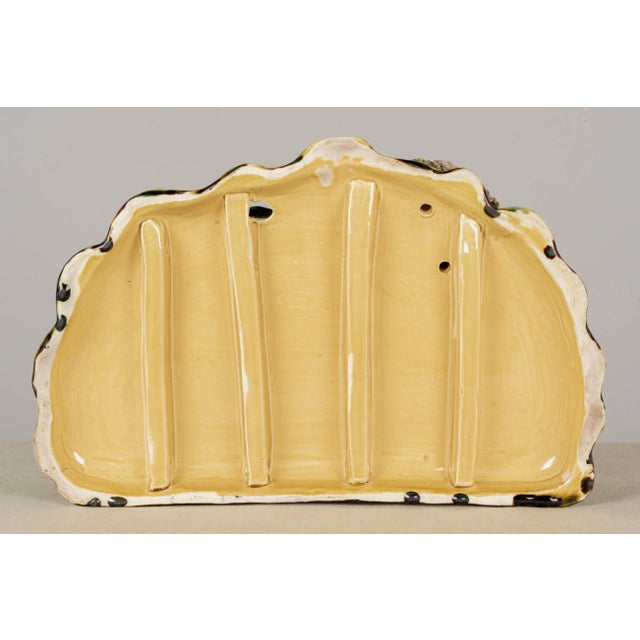 Ceramic English Majolica Jardinière For Sale - Image 7 of 12