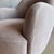 Mid Century Style Swivel Chair in Ecorcé Stone Washed Linen For Sale - Image 9 of 10