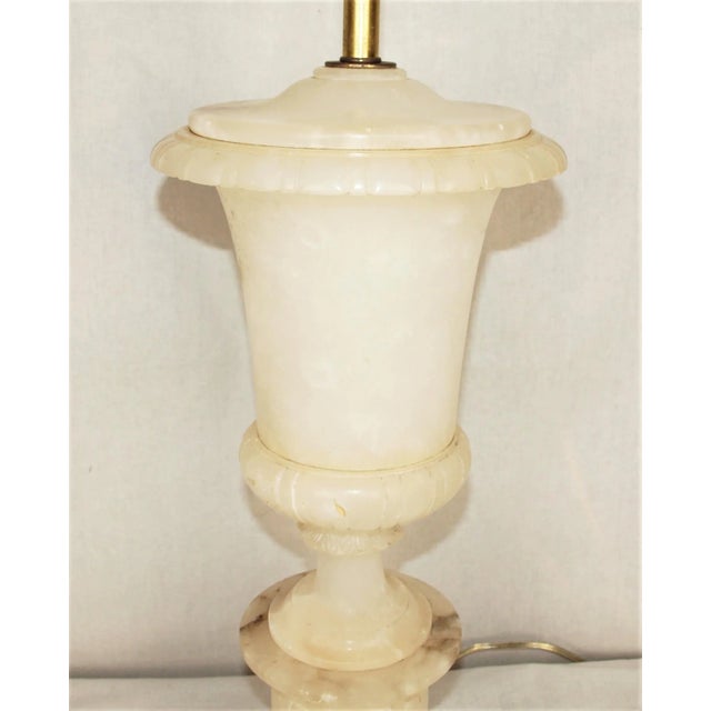 Vintage Mid-Century Marble Urn Lamp For Sale In San Francisco - Image 6 of 10