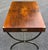 Late 19th/Early 20th Century Italian Rosewood and Walnut Wrought-Iron Campaign Desk For Sale - Image 4 of 9