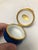 Blue enamel box. 1980’s +/- Good condition.