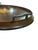 Vintage Federal Style Mahogany Serving Tray With Floral Inlay Medallion & Glass Insert For Sale - Image 4 of 6