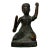 Vintage Asian Bronze Drummer Figure Folk Art Figurine For Sale