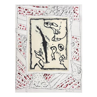 Pierre Alechinsky, Composition, Etching For Sale