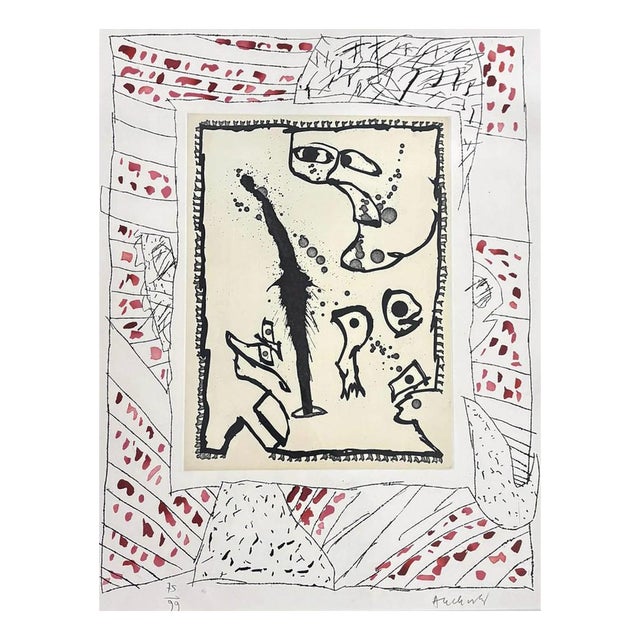 Pierre Alechinsky, Composition, Etching For Sale