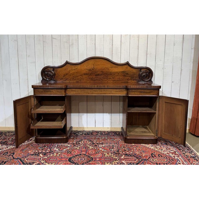 19th Century Victorian Mahogany Serving Cart For Sale - Image 4 of 18
