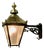 Large Brass Wall Hung Lantern Wall Light, 1960s For Sale