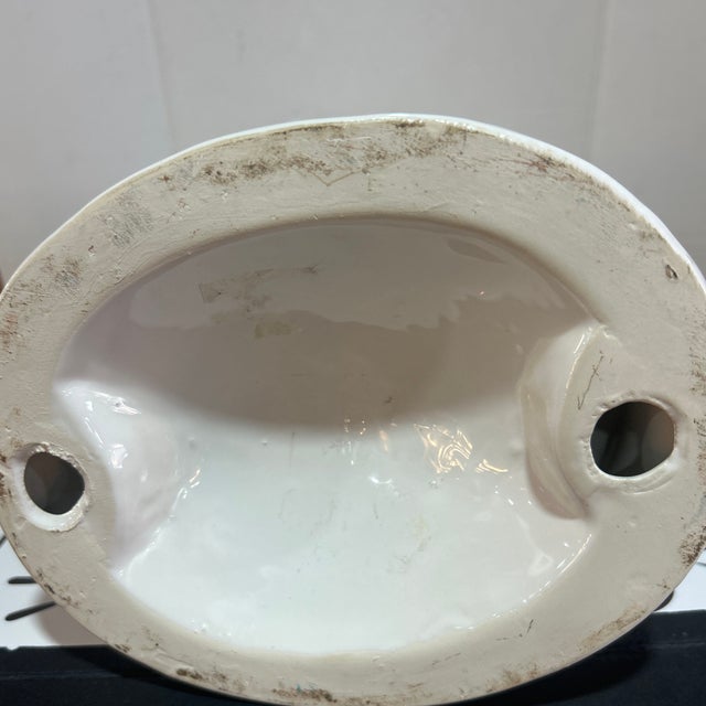 1980s Sleek Porcelain Horse Bust For Sale - Image 6 of 6