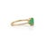 Metal 1.43ct Mixed-Cut Emerald & Diamond Three-Stone Ring Size 9 in 14k Yellow Gold For Sale - Image 7 of 16