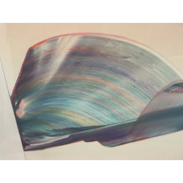 Abstract Abstract Framed Wall Art Monoprint “Undertow” by Michael John March For Sale - Image 3 of 10