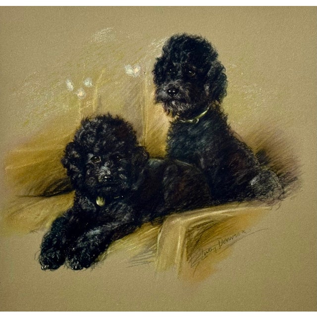 Original print by British painter and printmaker Lucy Dawson (1875–1954), known for her animal portraits, specifically...