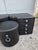 Contemporary Chest of Drawers with Black Leather Stool by Guido Faleschini for I4 Mariani, 1970, Set of 3 For Sale - Image 3 of 12