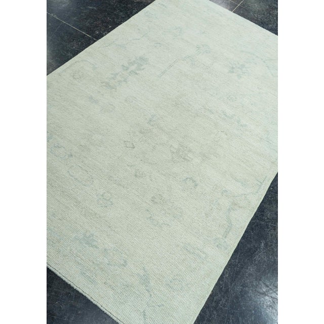 Tan Turkish Oushak Rug 3'9"x 5'11" #20088 For Sale - Image 8 of 8