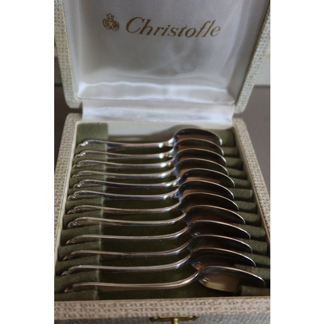 Metal Silver-Plated Flatware from Christofle, 1960s, Set of 127 For Sale - Image 7 of 13