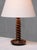 Brown Sculptural Table Lamp in Ash Wood attributed to Charles Dudouyt, France, 1950s For Sale - Image 8 of 11